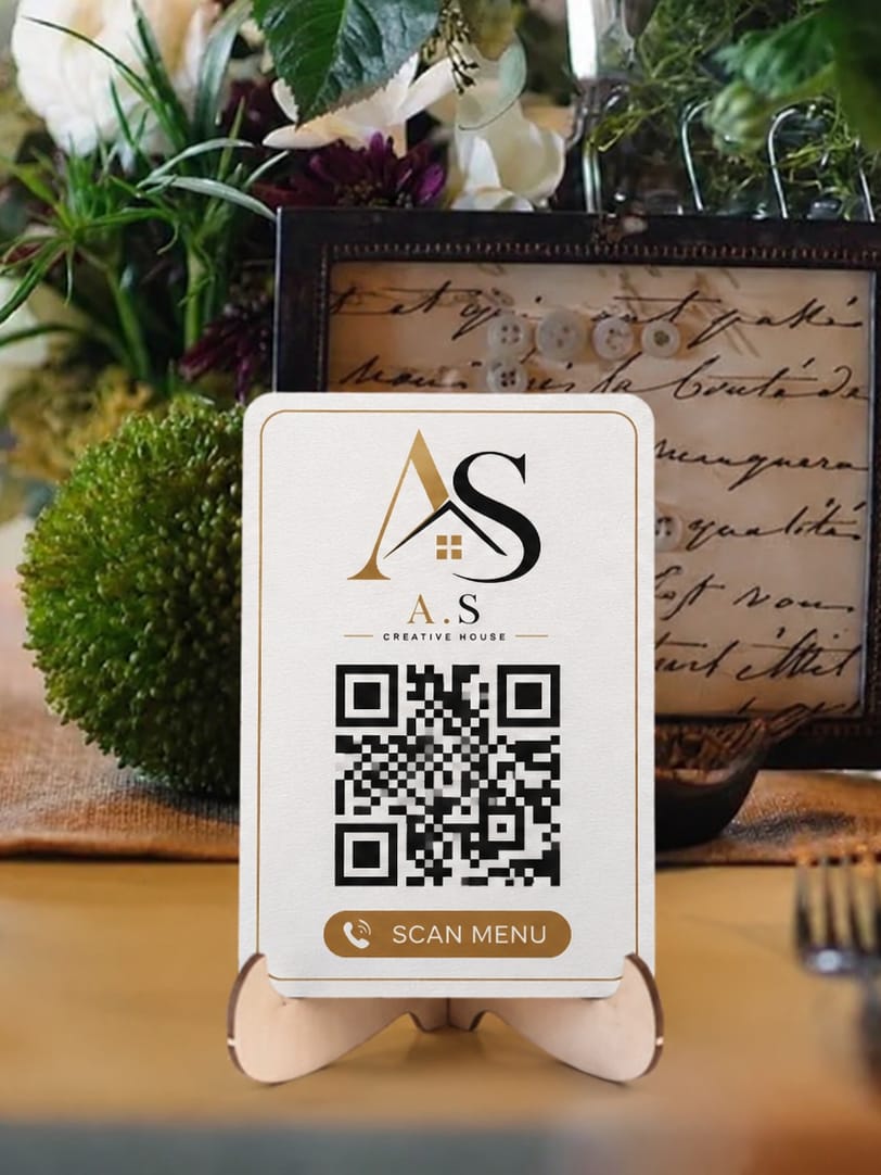 QR Standee Display